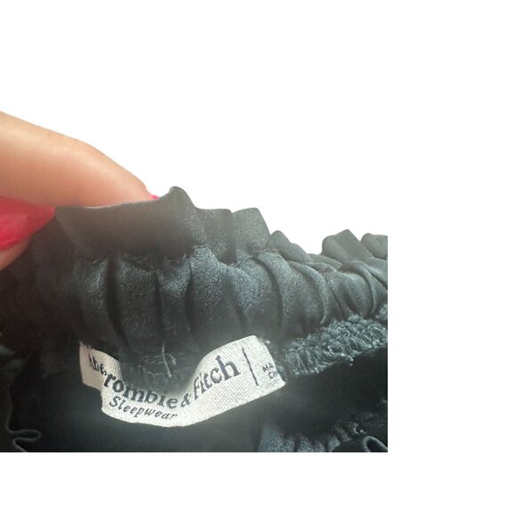 ABERCROMBIE & FITCH Dark Green Satin Sleepwear Shorts Size Small - Picture 6 of 6